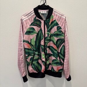 Adidas Women’s X Farm Rio Bomber Jacket Size Large